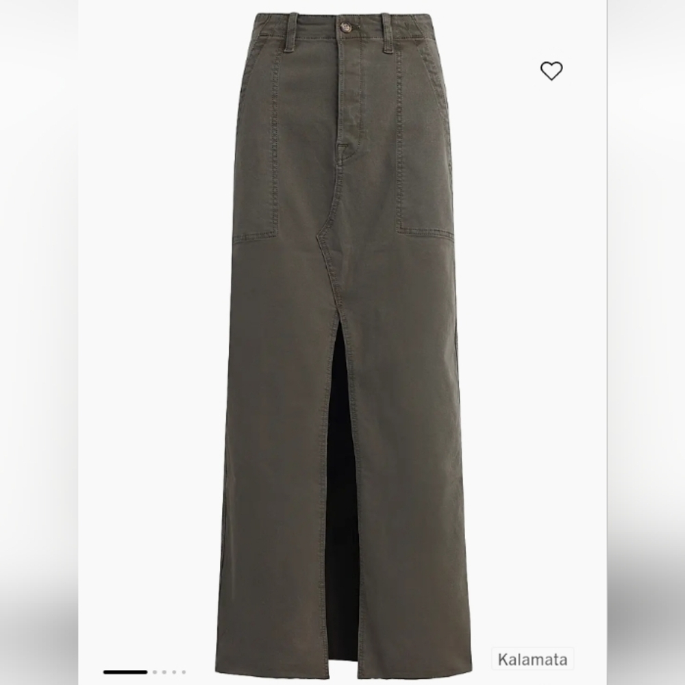 Favorite DaughterThe Sadie Utility Maxi Skirt In Kalamata